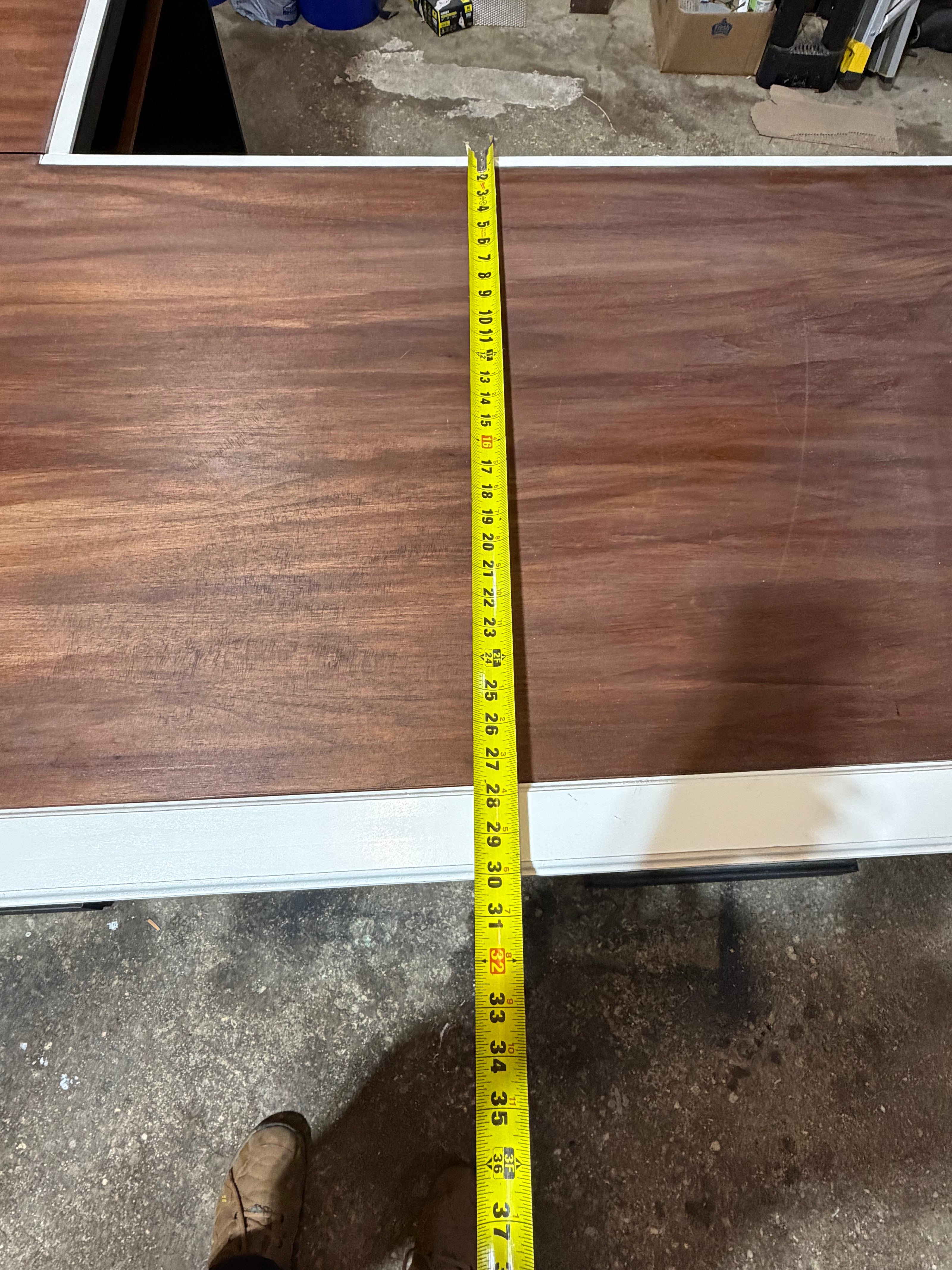 Restored L-Shaped Executive Desk | Modern Two-Tone | 5.5ft x 5.5ft | Locking Drawers